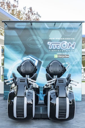 TRON Lightcycles Now On Display at Magic Kingdom Park