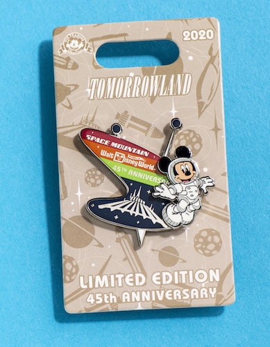 Space Mountain 45th anniversary pin