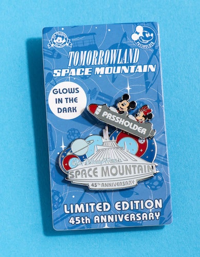 Space Mountain 45th anniversary pin