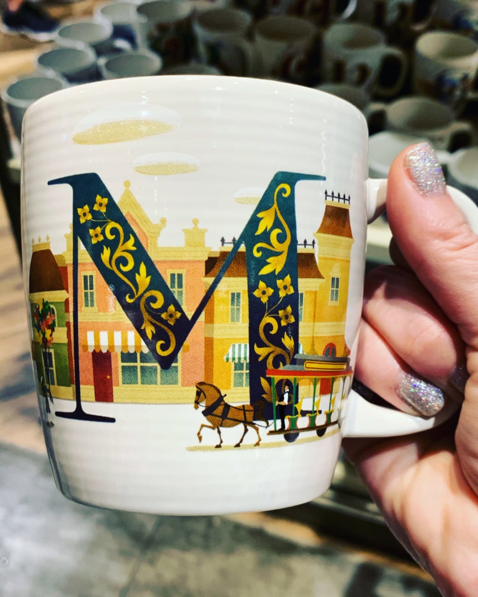 New Initial Mugs at Walt Disney World!