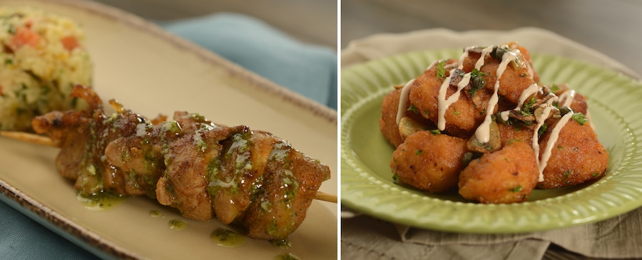 Offerings from the Taste of Marrakesh Outdoor Kitchen for the 2020 Epcot International Flower Garden Festival