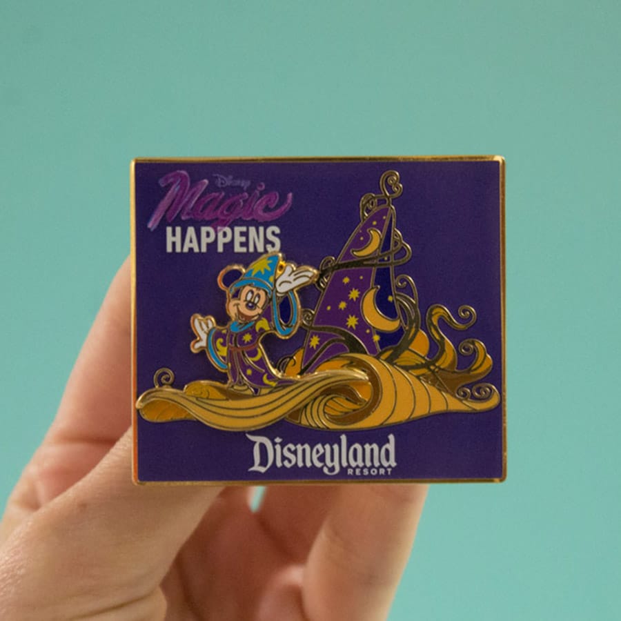 "Magic Happens" pin