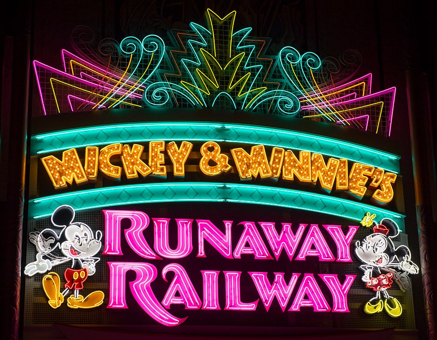 New Marquee for Mickey & Minnie’s Runaway Railway at Disney’s Hollywood Studios