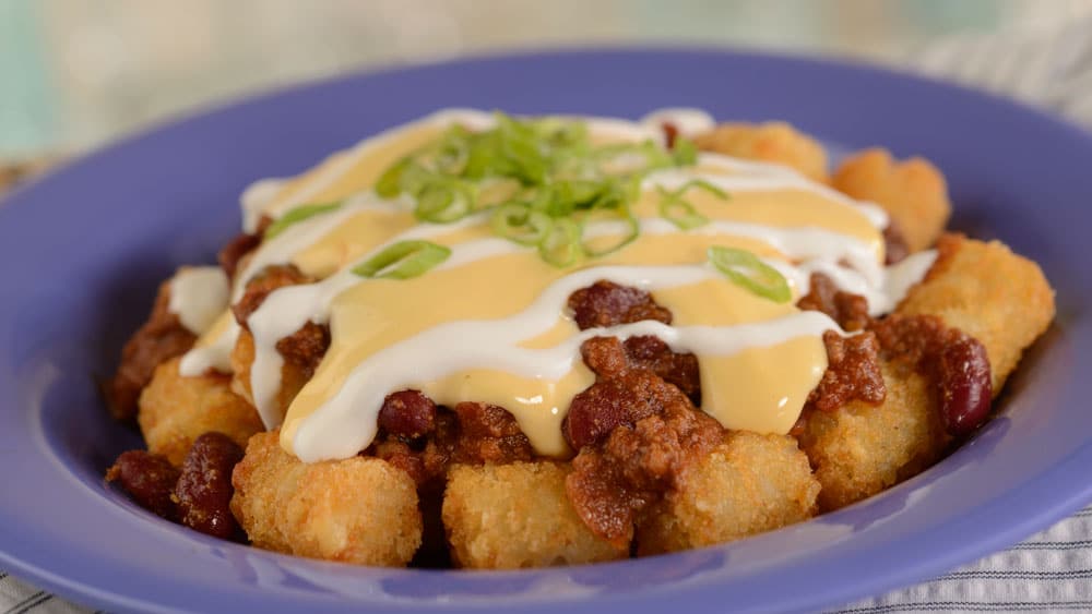 Plant-Based Loaded Tots from Beaches & Cream Soda Shop at Disney’s Beach Club Resort