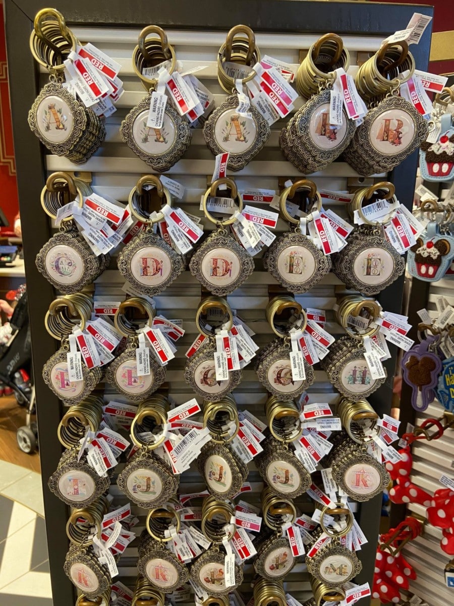 New Disney Initial Keychains! disneystyle
