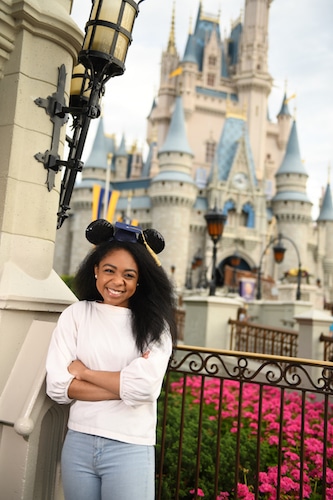 | The Main Street Mouse Graduate on a Capture Your Moment Session from Disney Photopass
