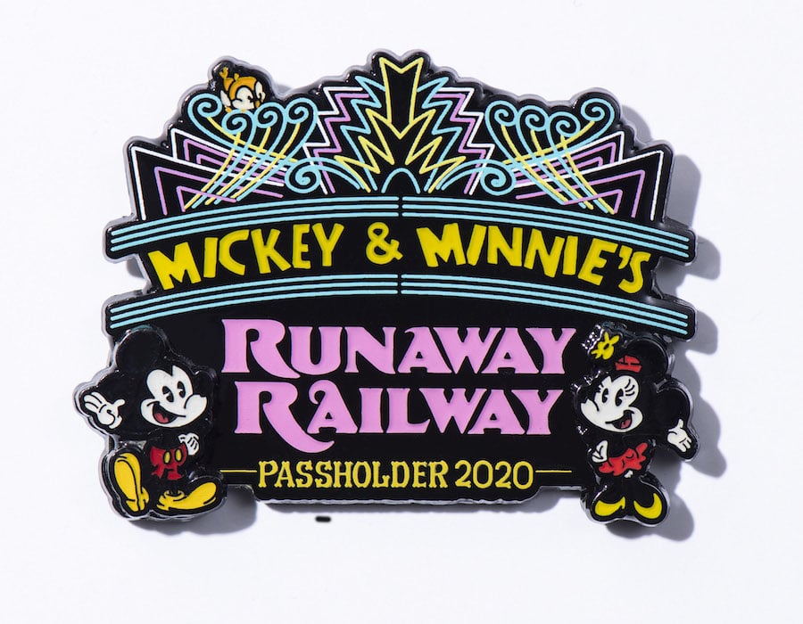 Mickey & Minnie’s Runaway Railway Passholder Pin