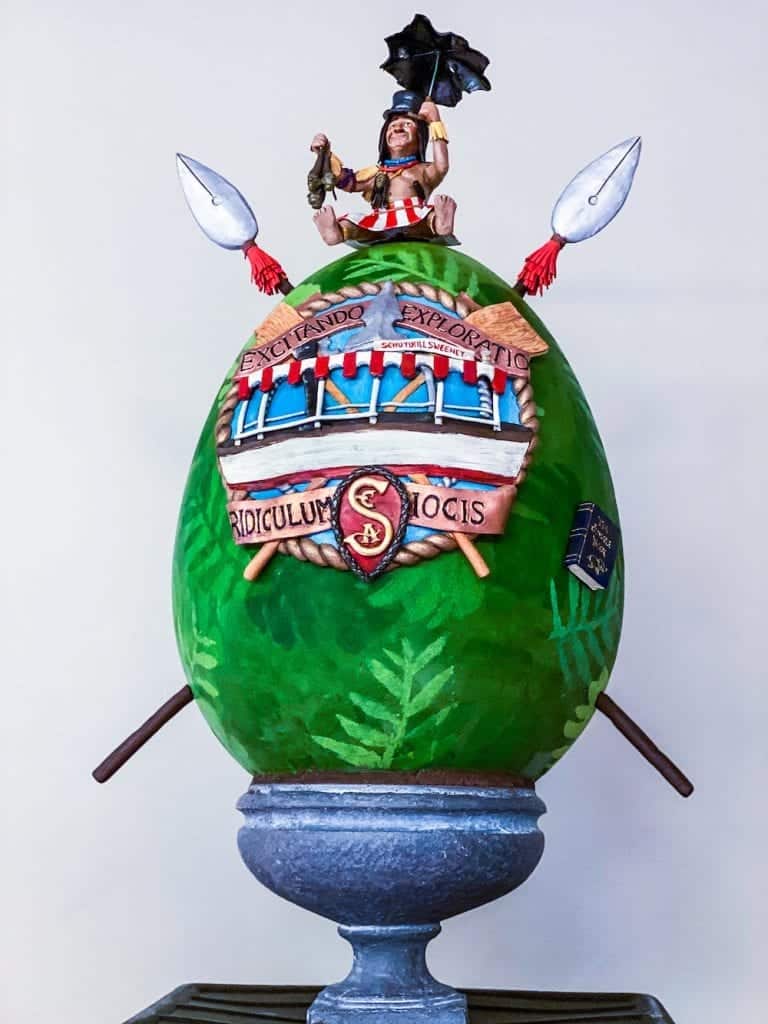 | The Main Street Mouse 2020 Easter Egg Displays at Disneys Contemporary Resort