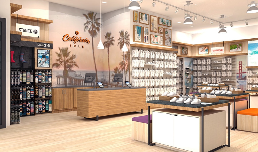 Interior shot of California sole Downtown Disney District Disneyland Resort