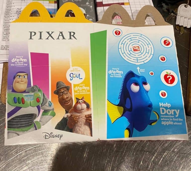 McDonald’s Happy Meals Featuring Pixar Characters!