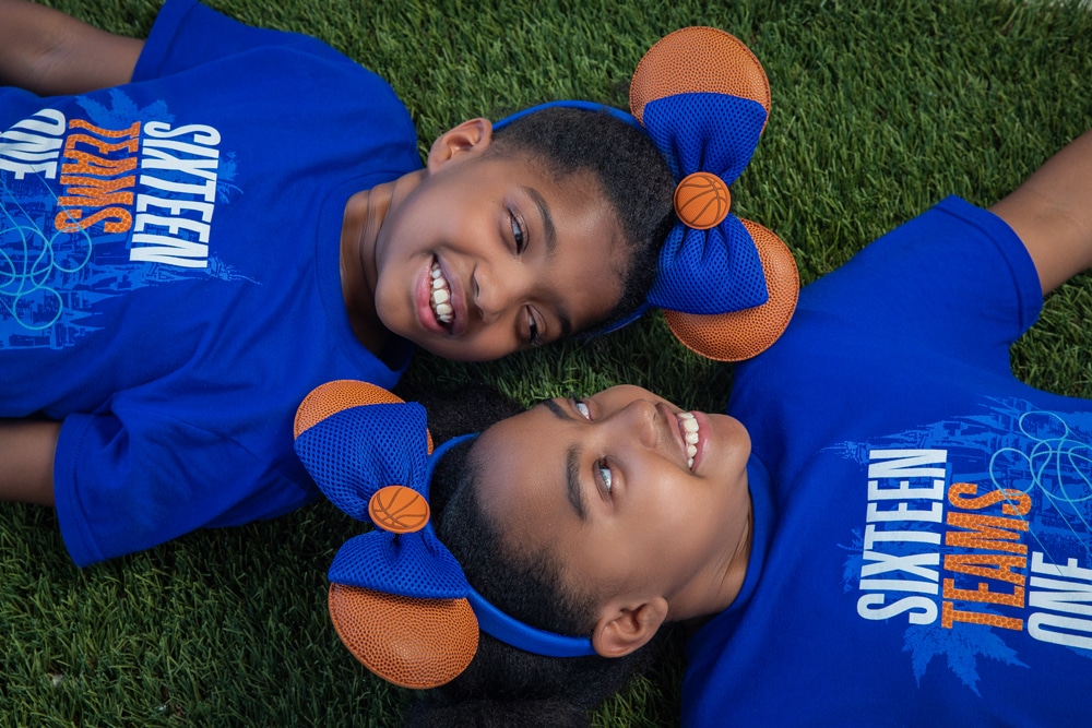 NBA Experience Make History Collection t shirts and Minnie Mouse ear headbands