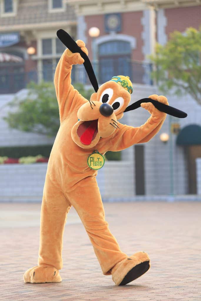 Pluto at Hong Kong Disneyland