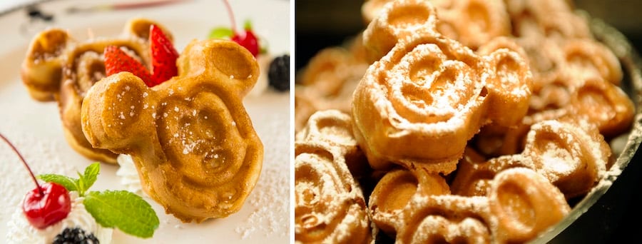 Mickey Waffles from Disney Cruise Line and Aulani – A Disney Resort & Spa, and Disneyland Paris