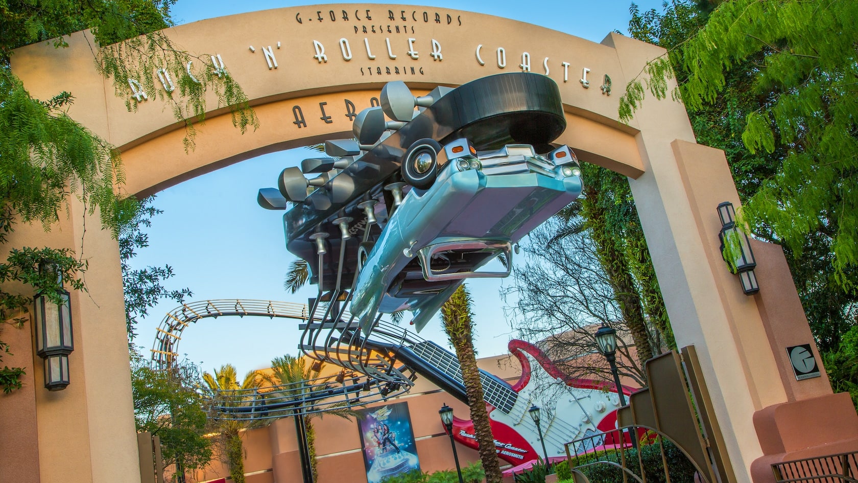 Rock and roller coaster