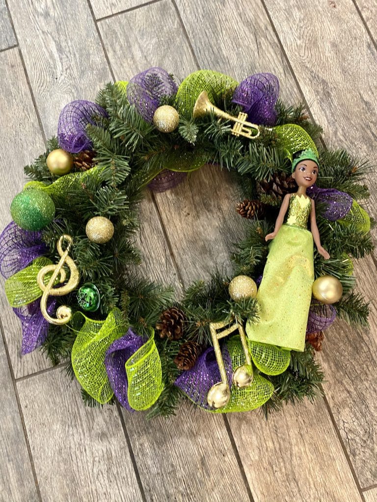 Tiana inspired wreath