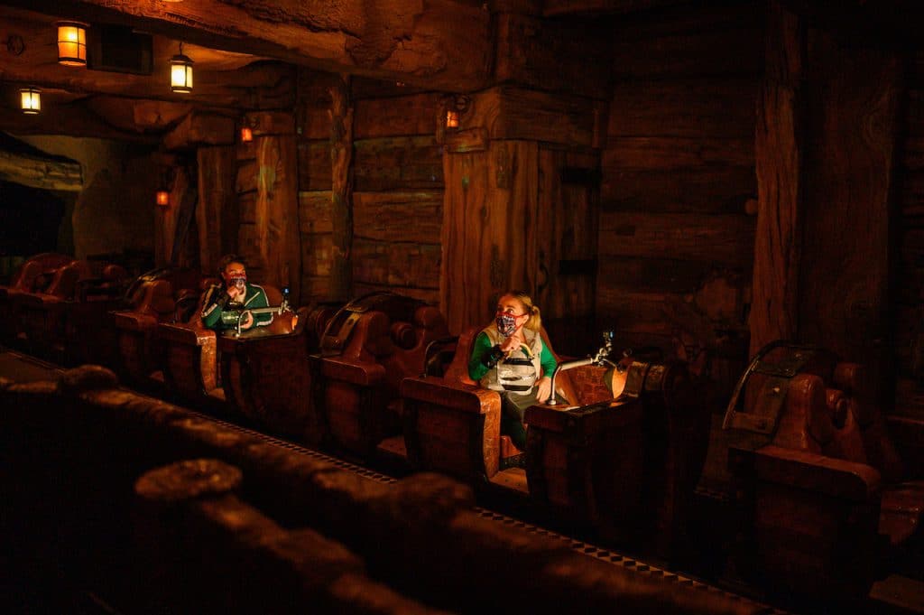 Disney Channels ZOMBIES 2" stars Ariel Martin and Pearce Joza compete in the "Disney Holiday Magic Quest," a high-stakes, holiday adventure inside Magic Kingdom Park at Walt Disney World Resort after dark.
