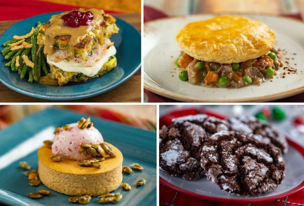 Offerings from American Holiday Kitchen at the 2020 Taste of Epcot International Festival of the Holidays