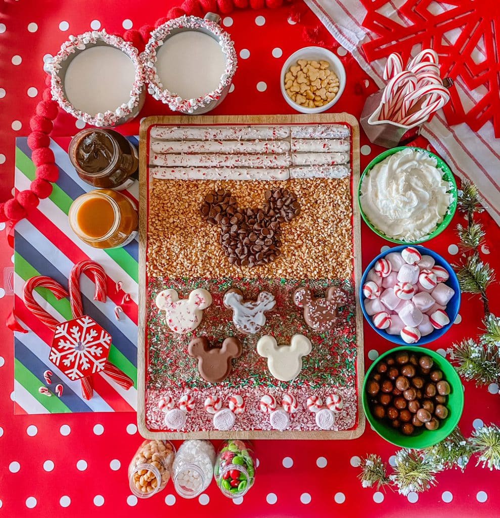 Magical Christmas Eve Hot Chocolate Board