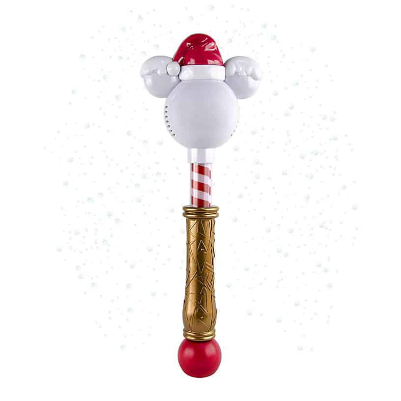 Mickey Mouse Holiday Light Up Wand with Snow Bubbles