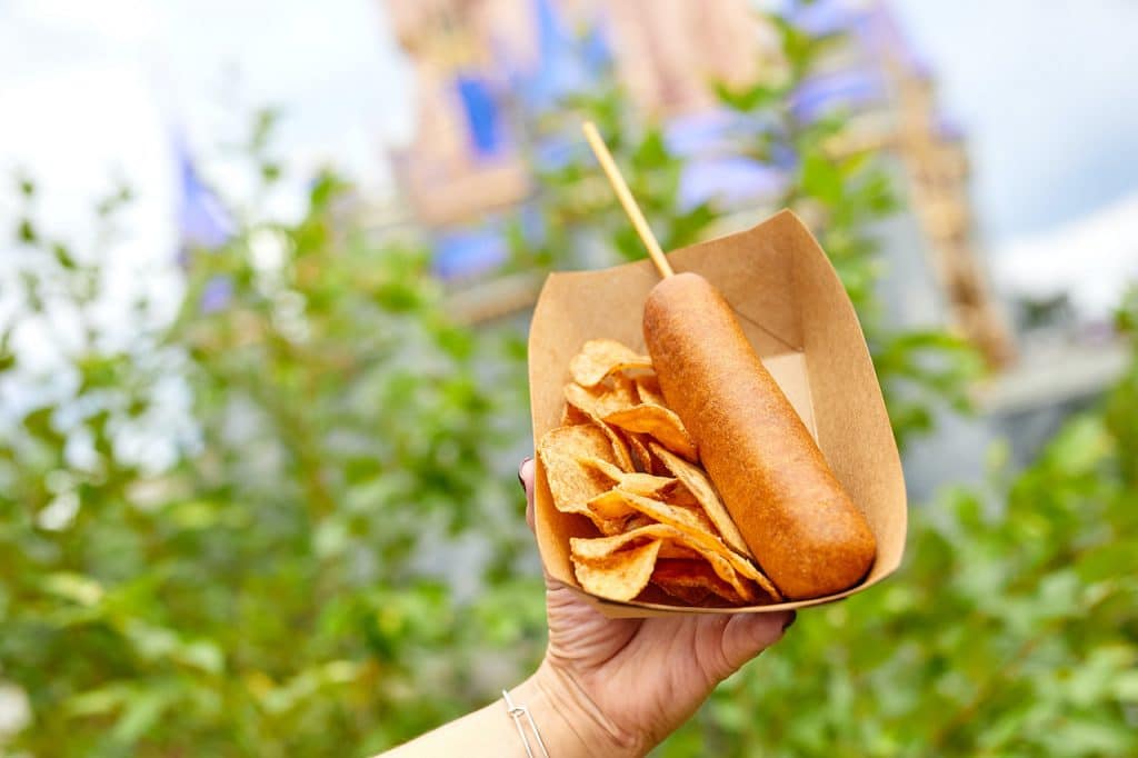 | The Main Street Mouse Hand dipped Corn Dogs at Sleepy Hollow