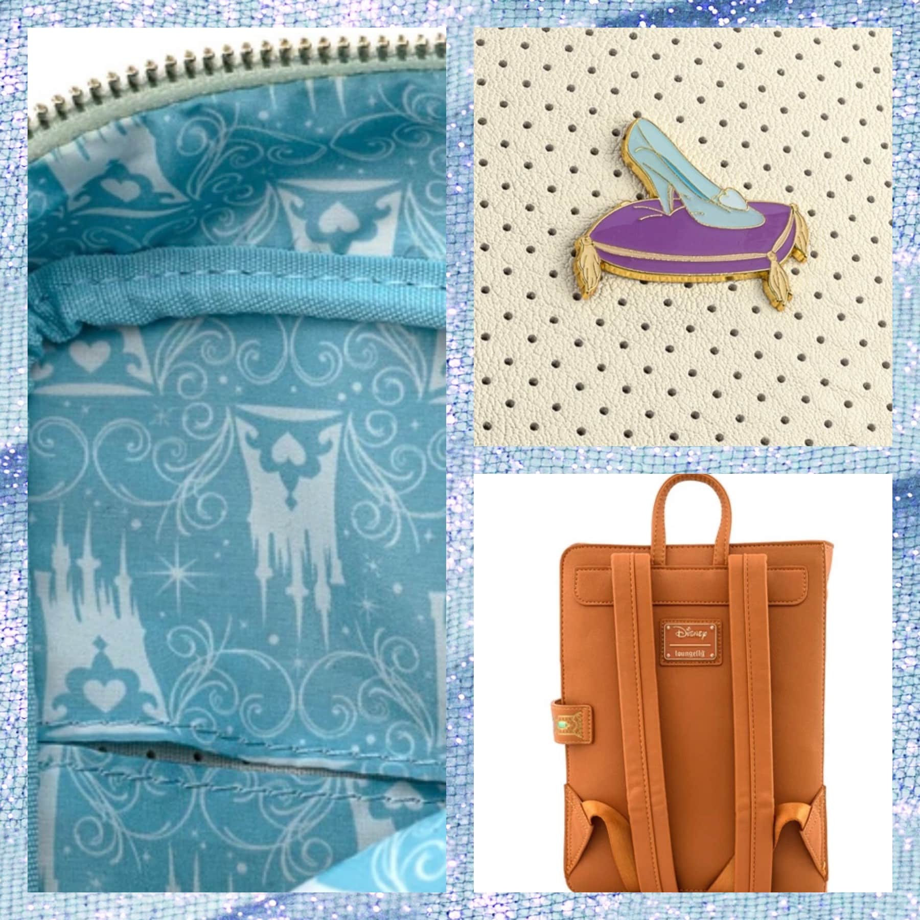 The Disney Cinderella Pin Collector Backpack From Loungefly