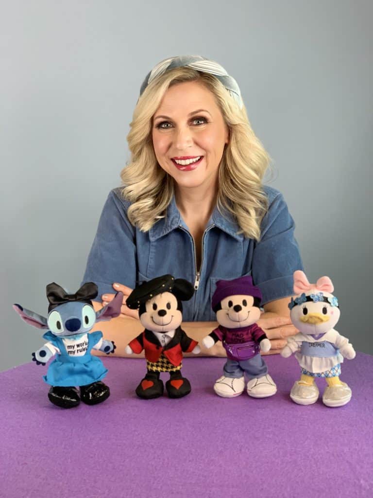 Ashley Eckstein with Disney nuiMOs plush