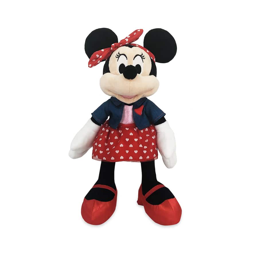 Valentines Day themed Mickey Mouse plush