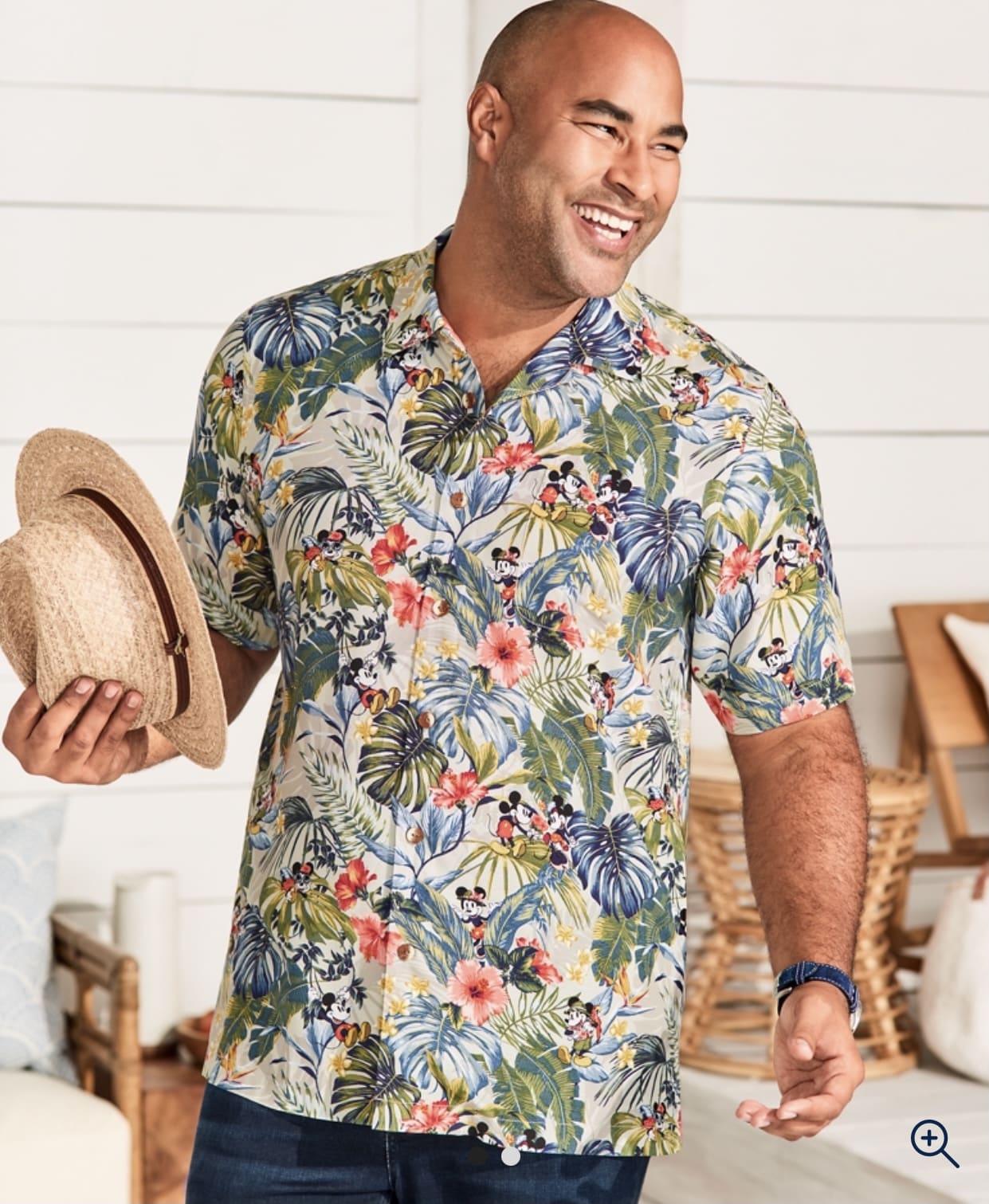 Mickey and Minnie Mouse Tropical Shirt by Tommy Bahama