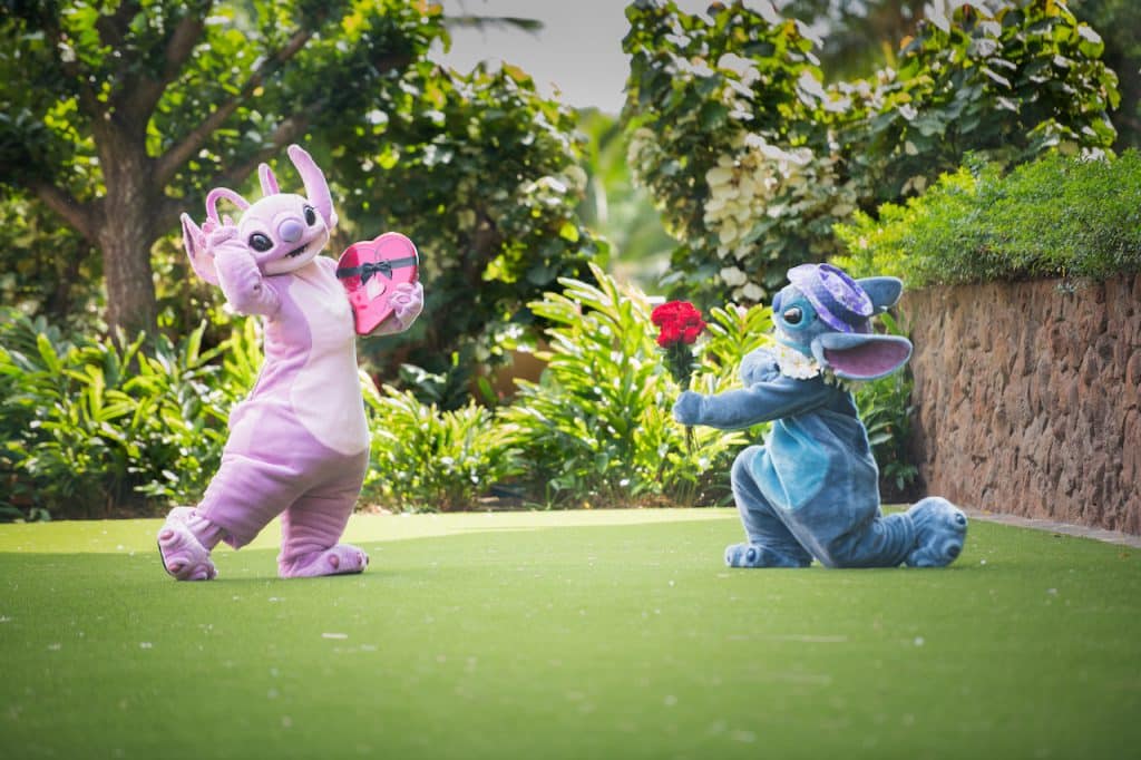 Angel and Stitch at Aulani, A Disney Resort & Spa