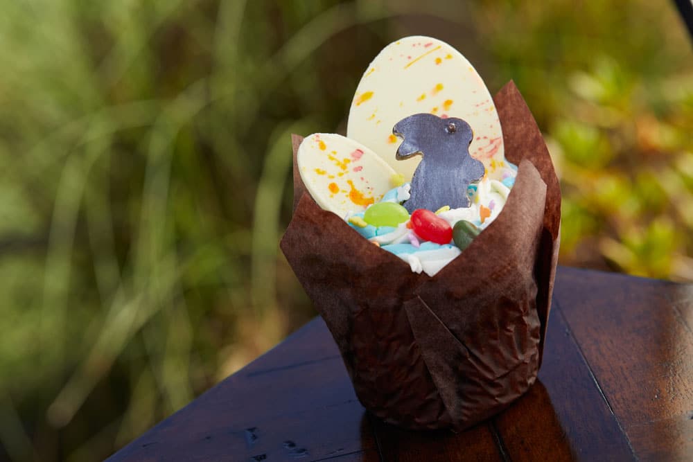 Key Lime Easter Cupcake available at Roaring Forks Disneys Wilderness Lodge