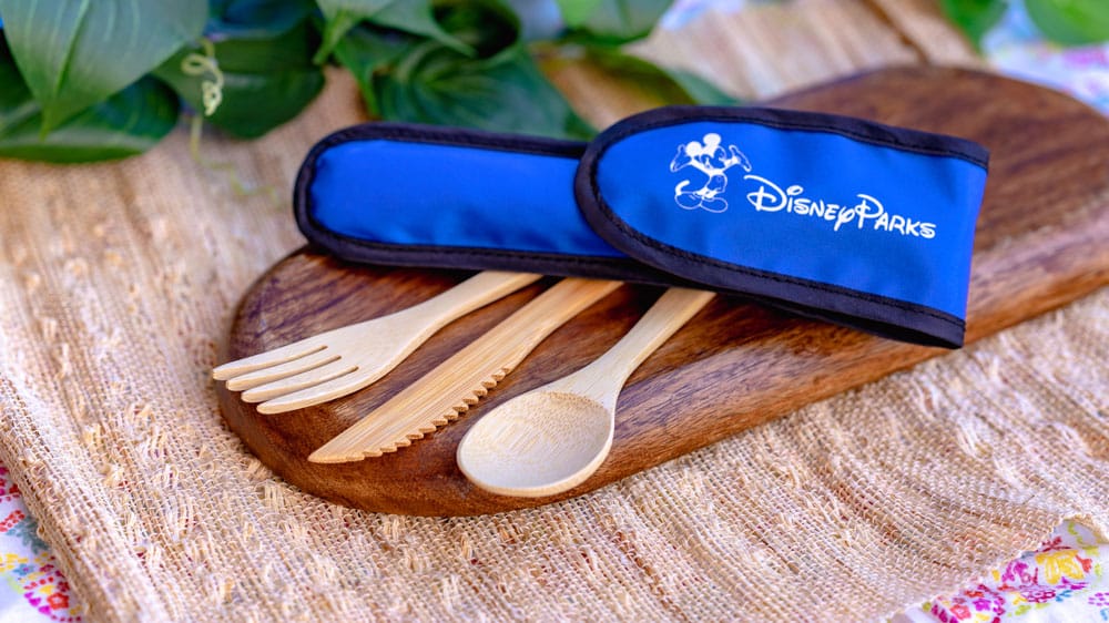 | The Main Street Mouse Disney Parks Reusable Bamboo Utensils