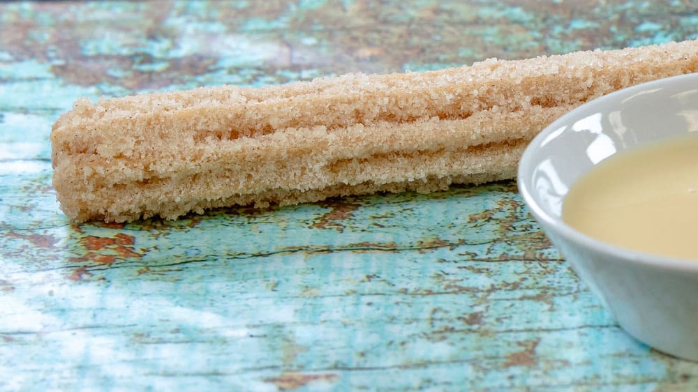 Horchata Churro with Sweetened Condensed Milk