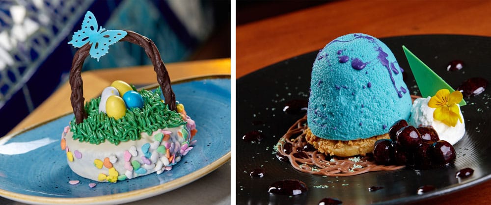 Easter Brookie Basket available at Coral Reef Restaurant EPCOT Key Lime Robin Egg available at Le Cellier Steakhouse EPCOT