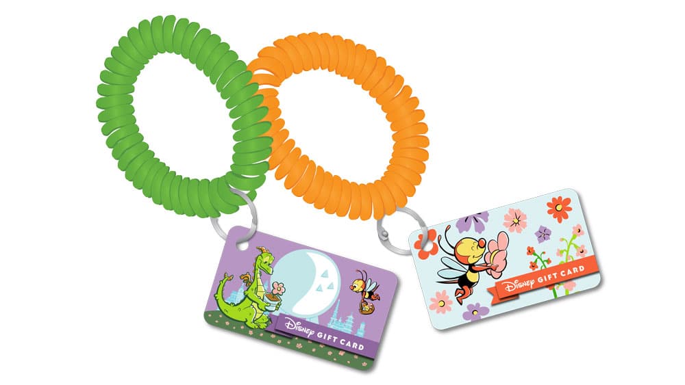 Disney Gift Card wrist bands