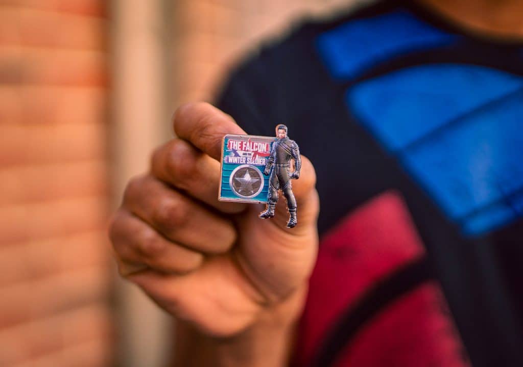 Bucky Barnes new trading pin