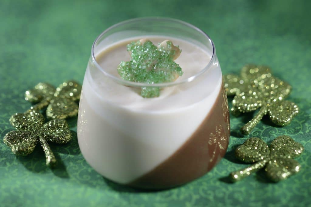 | The Main Street Mouse Luck of the Irish Coffee Panna Cotta from Gasparilla Island Grill at Disneys Grand Floridian Resort Spa