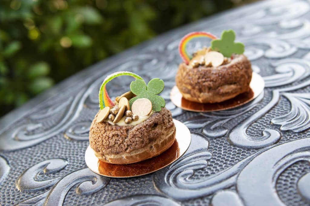 | The Main Street Mouse Shamrock Cream Puff from Amorettes Patisserie at Disney Springs