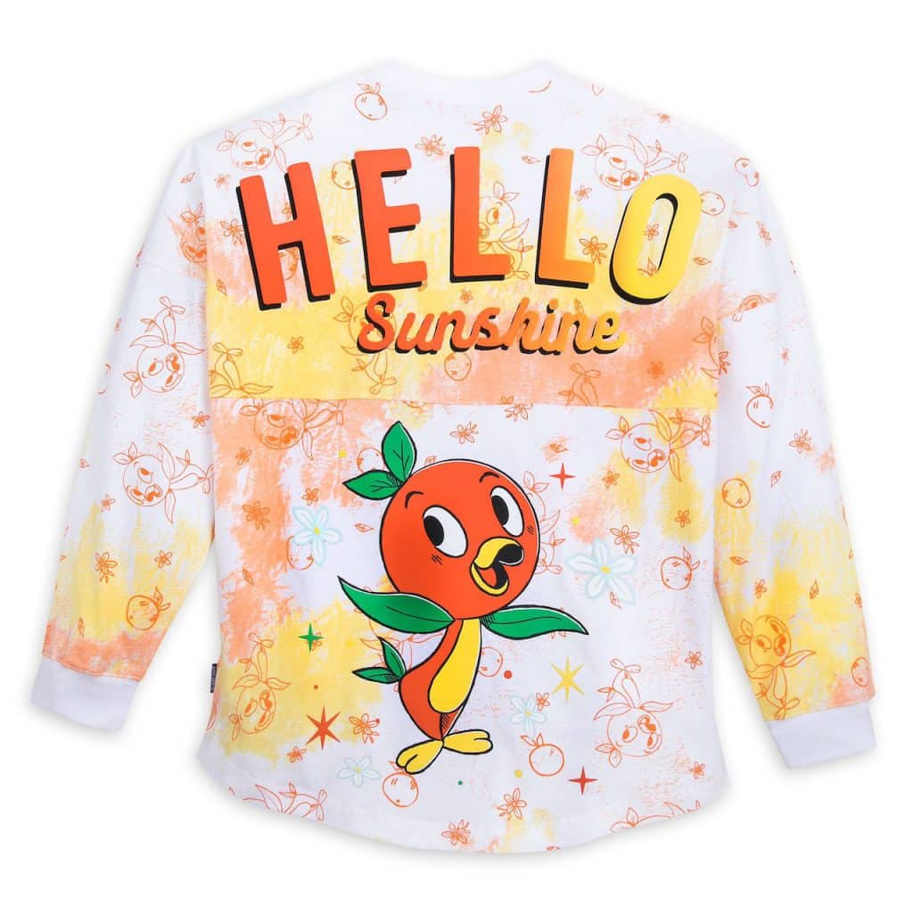 Back of the new Orange Bird spirit jersey