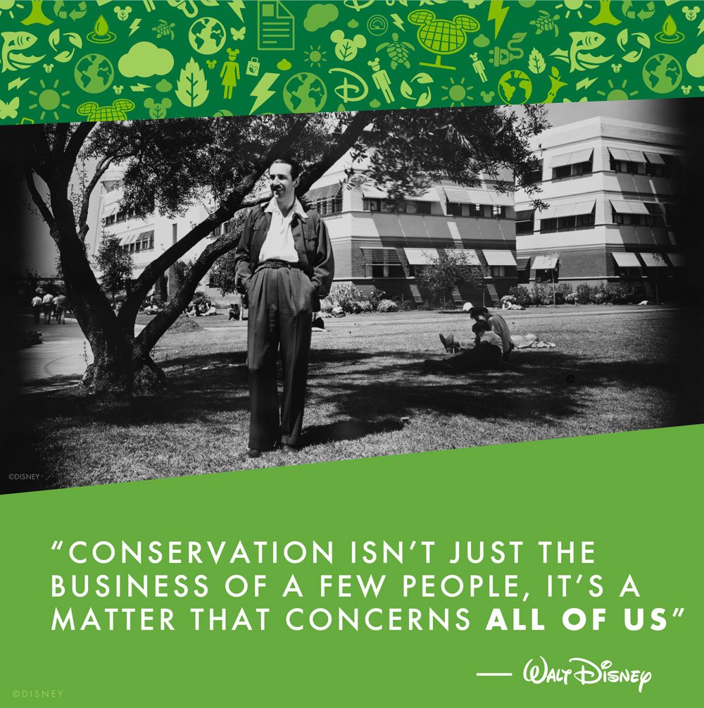 Walt Disney Quote - “Conservation isn’t just the business of a few people – it’s a matter that concerns all of us.”