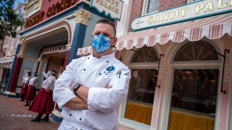 Cast member at Disneyland park