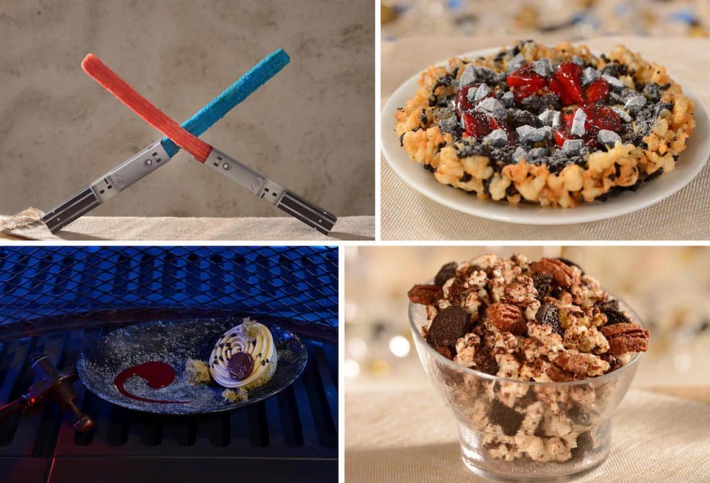 Lightsaber Churros Galactic Swirl Funnel Cake Oi oi Puff and Interstellar Sweet and Crunchy Popcorn