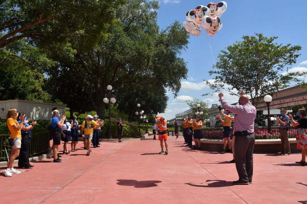 Don Muchow approaching Magic Kingdom Park