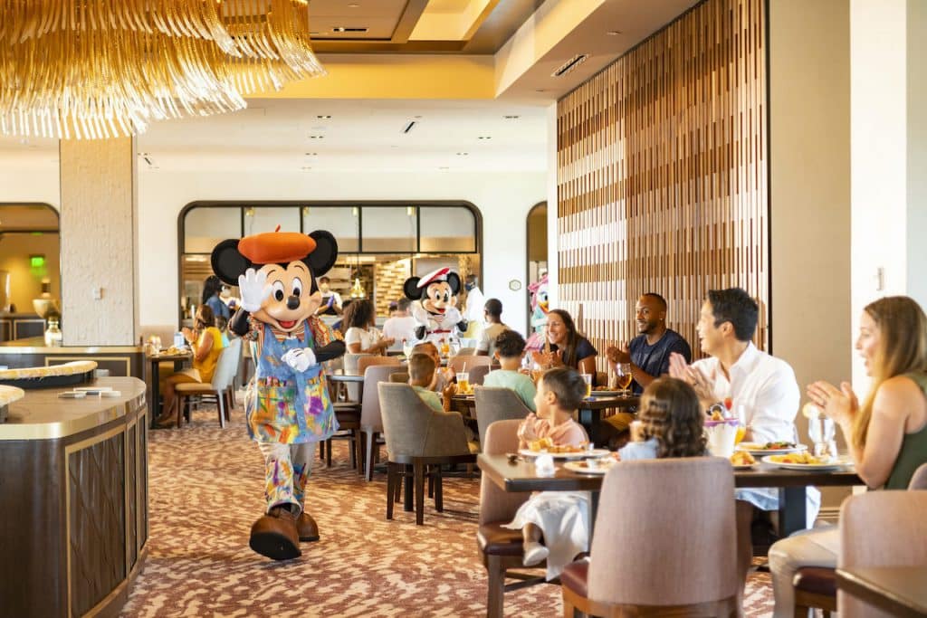 Character Dining at Topolino’s Terrace at Disney’s Riviera Resort