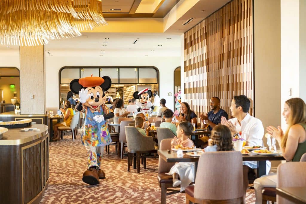 Character Dining at Topolinos Terrace at Disneys Riviera Resort