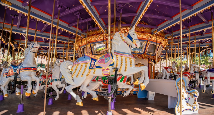 King Arthur Carrousel at Disneyland park