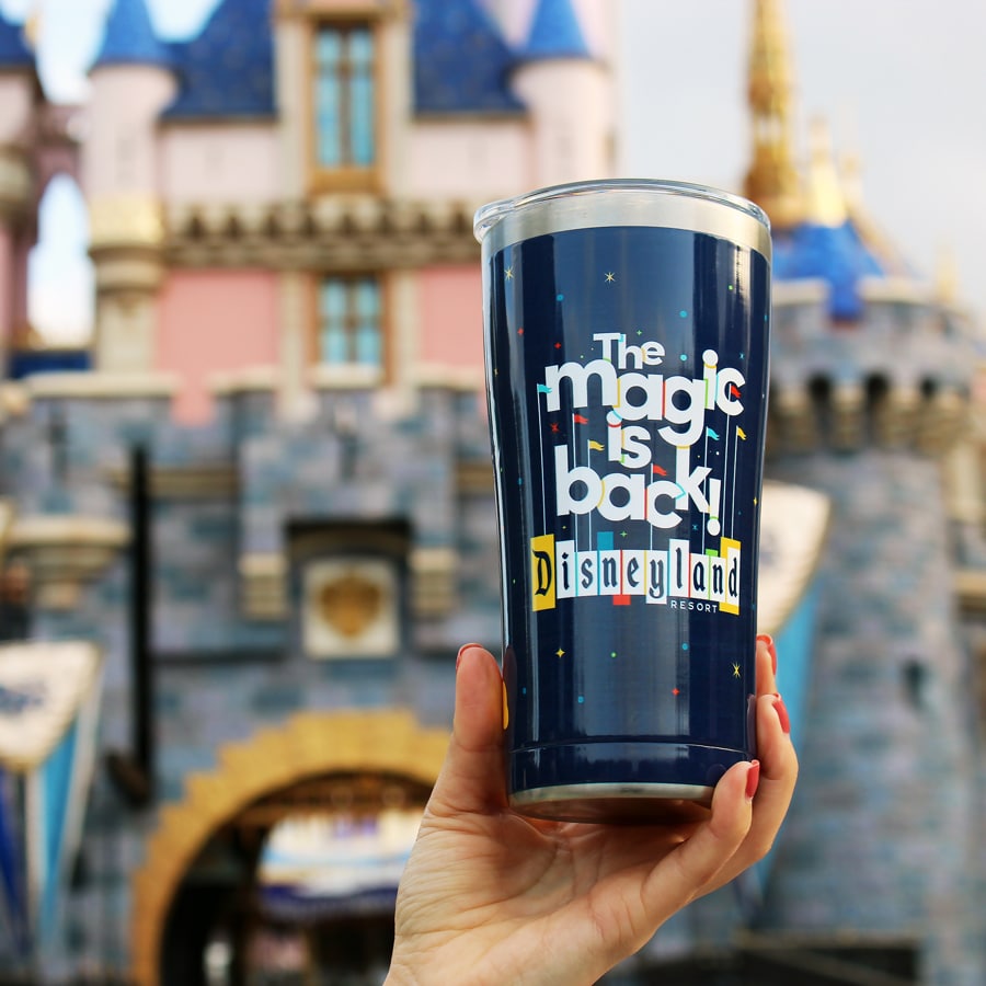 The Magic Is Back Merchandise Collection at Disneyland Resort tumbler