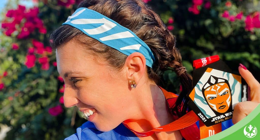 Ahsoka-inspired running headband from shiopDisney