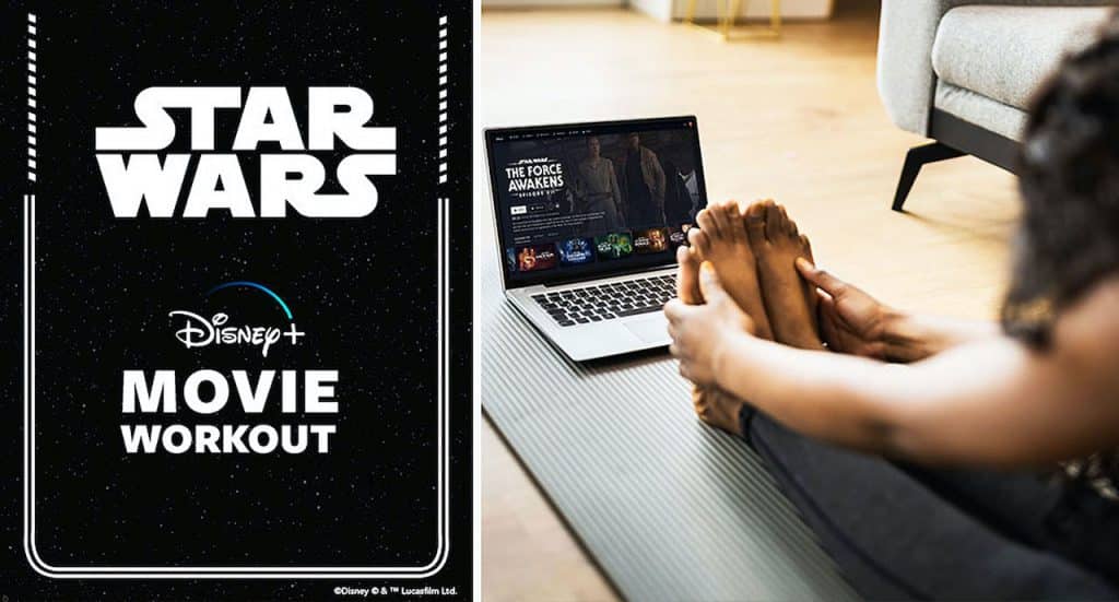 Women training for the Virtual Star Wars Rival Run Weekend event with a Star Wars-inspired workout from AdventHealth