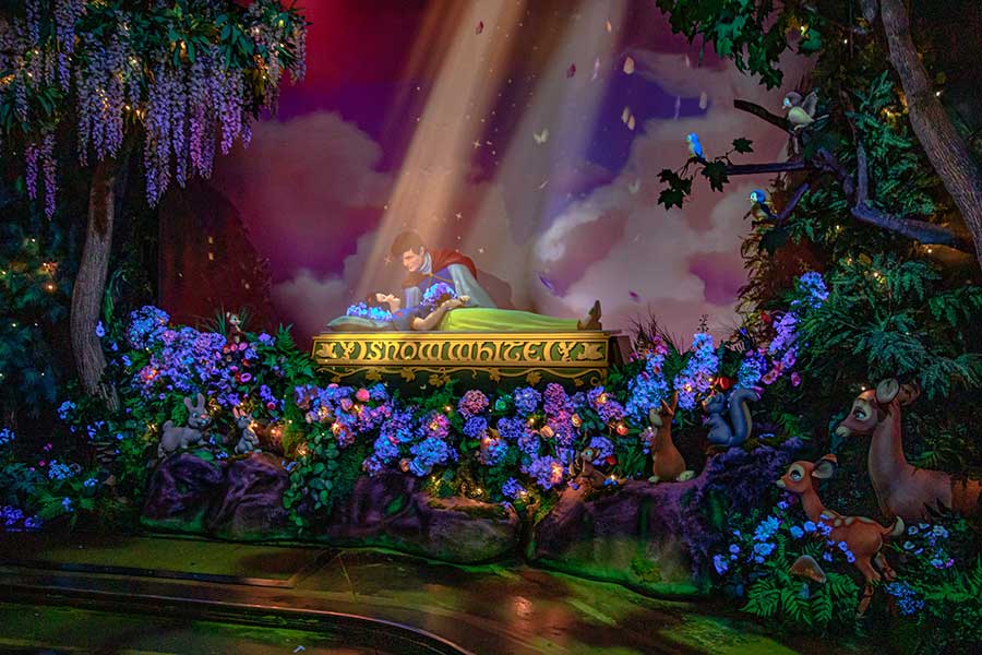 Newly reimagined Snow Whites Enchanted Wish Disneyland Resort