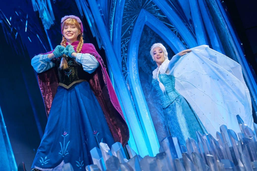 Anna and Elsa at Disneyland Paris